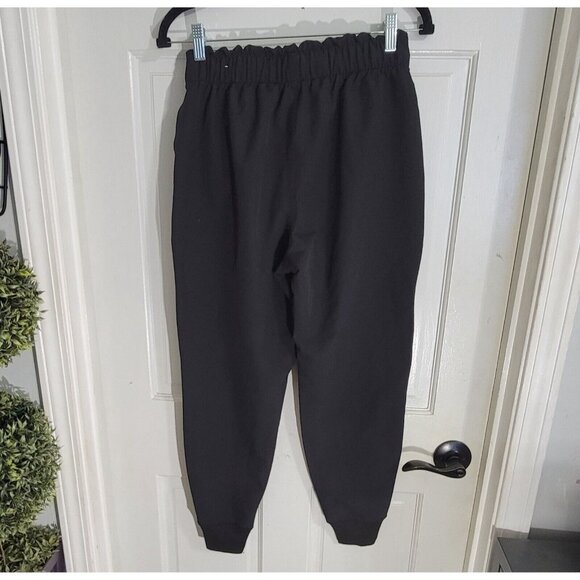 Abercrombie Fitch Womens Black Jogger Pants Elastic Drawstring Waist‎ Size S - Picture 4 of 9